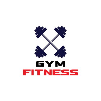 Immagine vettoriale di palestra fitness salute persone logo