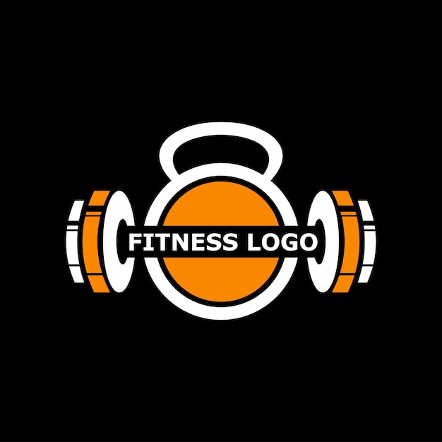 Vector gym fitness kettlebell halterlogo