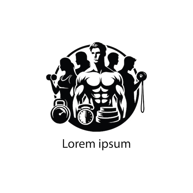 gym fitness logo design