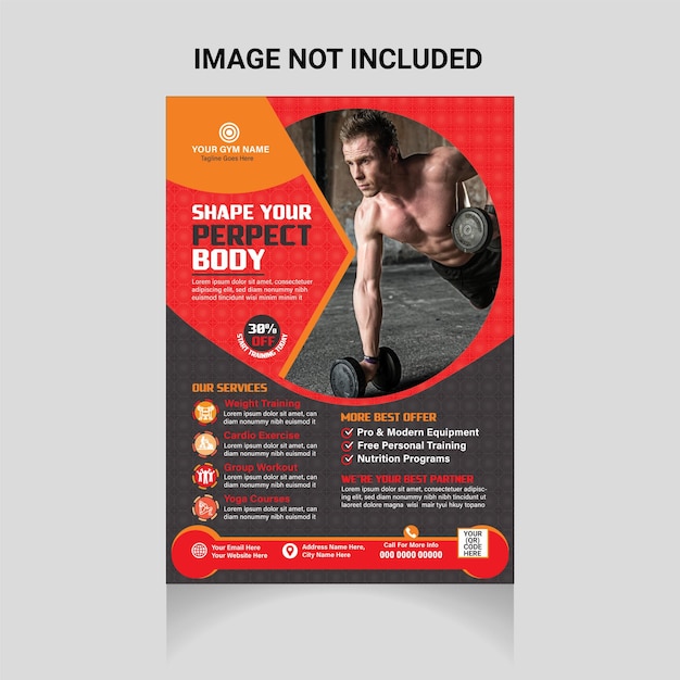 Gym flyer design