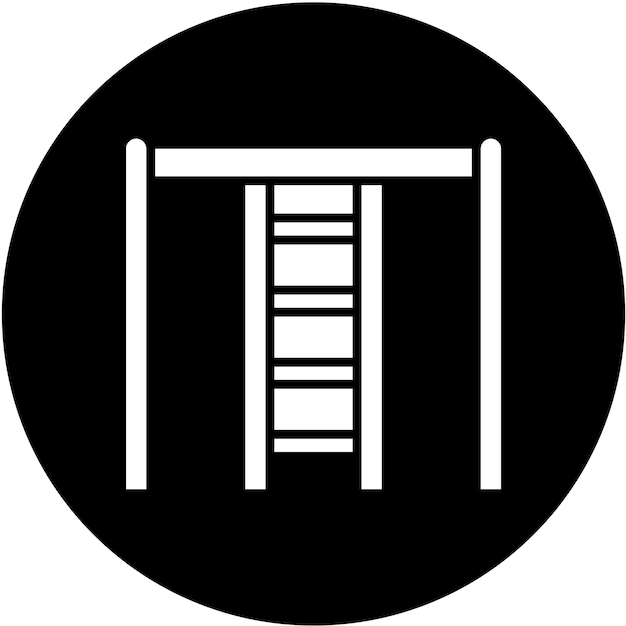 Vector gym hand bar icon style