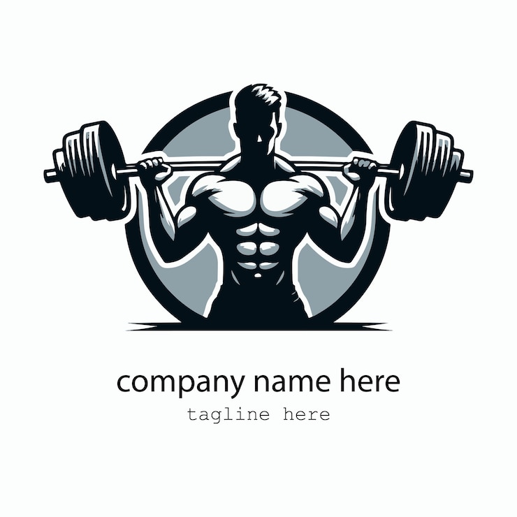 Vector gym logo for brand