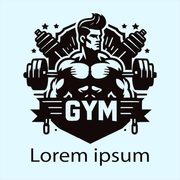 a gym logo design for your brand