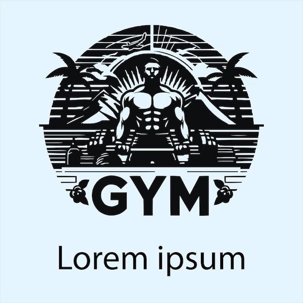 a gym logo design for your brand