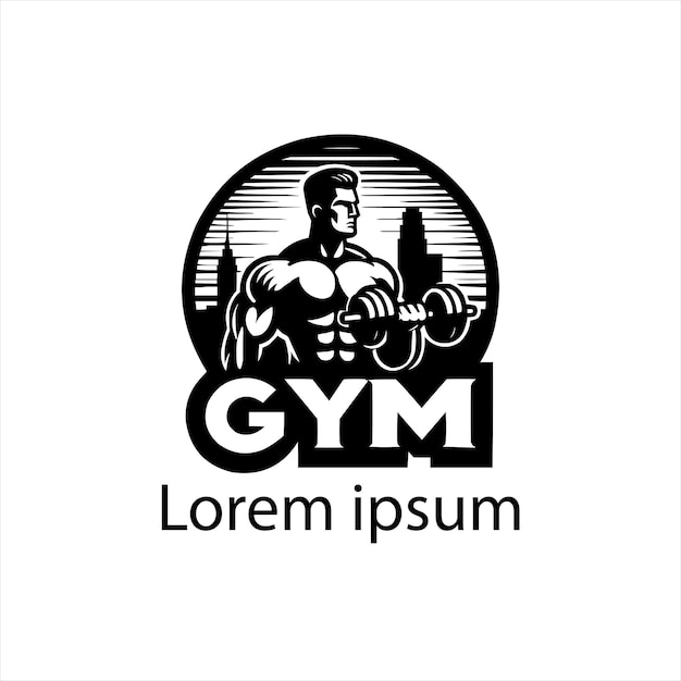a gym logo desing for your brand