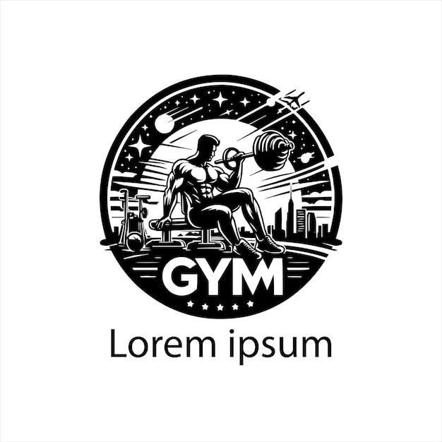 a gym logo desing for your brand