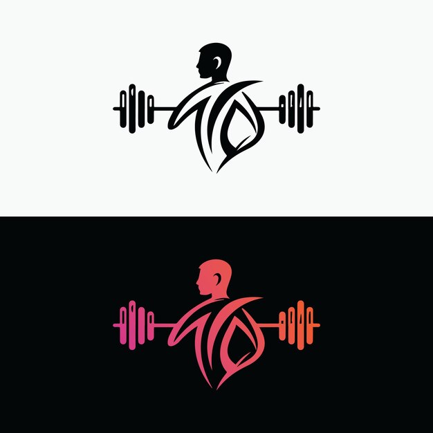 gym logoworkout logodumbell logocrossfit logofitness logo sjabloon