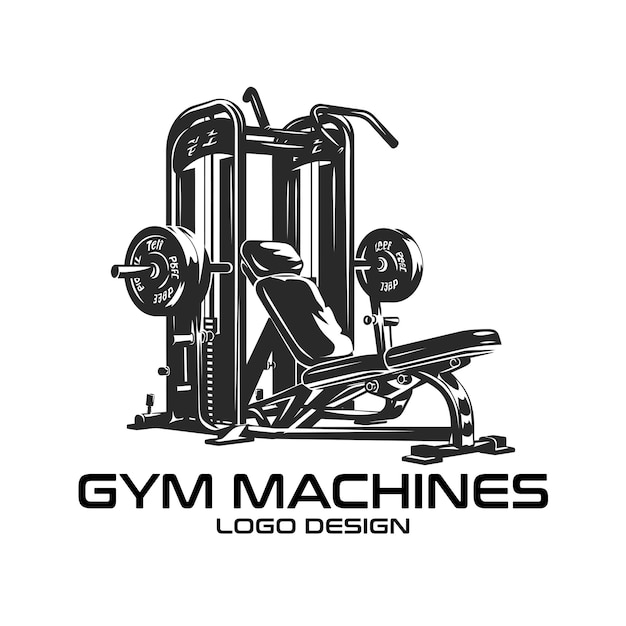 Gym Machines Vector Logo Design