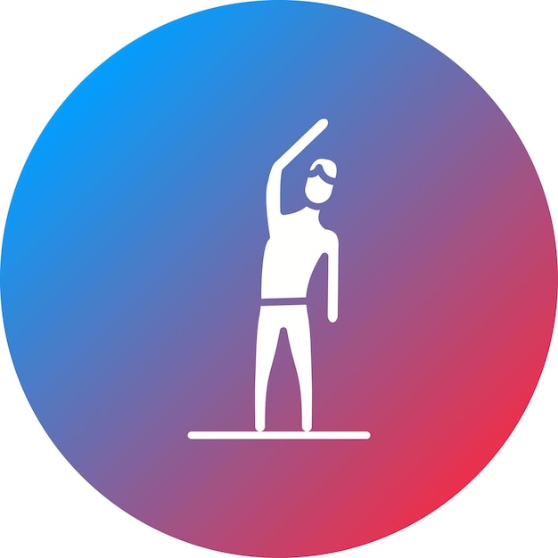 Gym Stretch icon vector afbeelding Kan worden gebruikt voor Gym