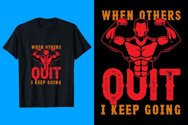 GYM T Shirt design, Men's Graphic Gym T-shirts, MOM Gym, Gym and Fitness Clothing.