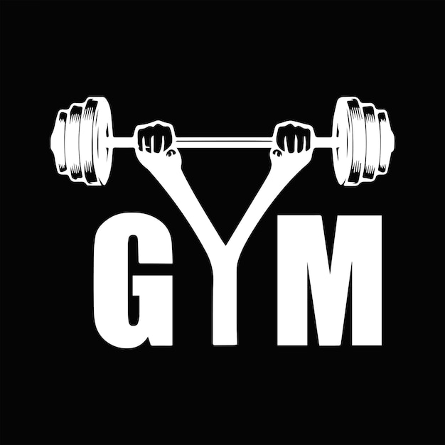 Premium Vector | Gym t-shirt design