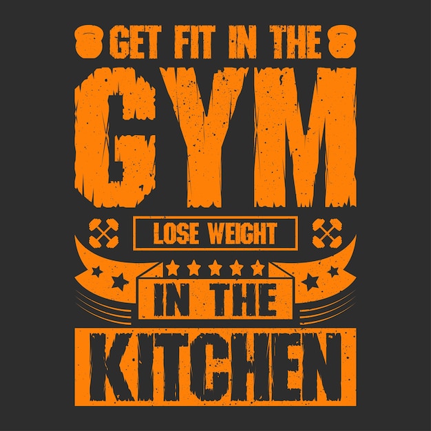 Gym t shirt design