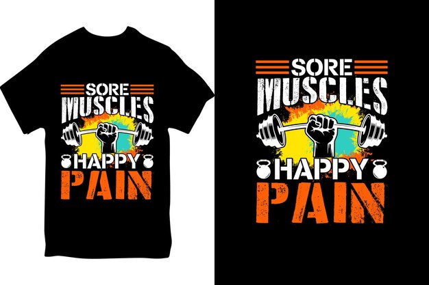 Дизайн футболки для спортзала, винтажная этикетка для фитнеса, бодибилдинга для флаера, плаката с логотипом футболки