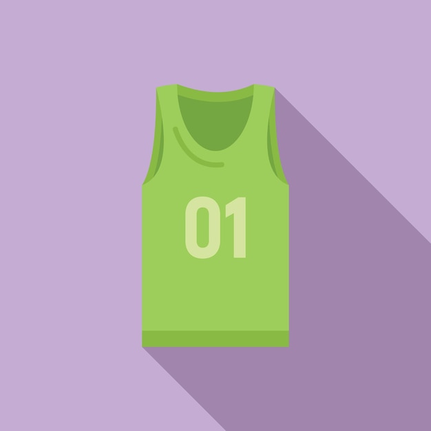 Vector gym vest icon flat vector sport children indoor play