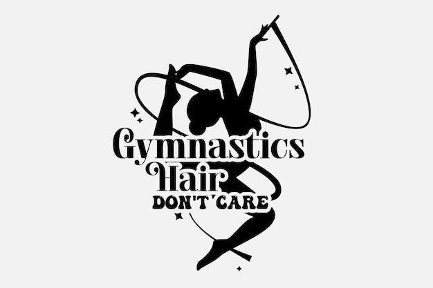 Vector gymnastics svg design