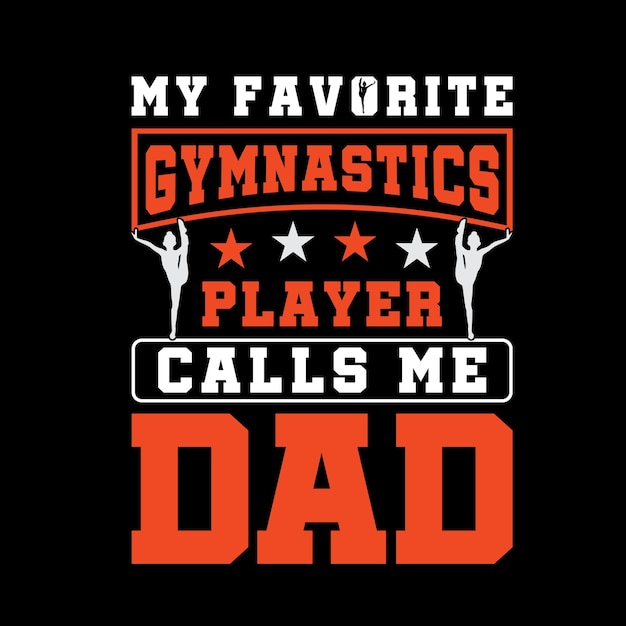 Gymnastics t-shirt design graphics, best t-shirt design.