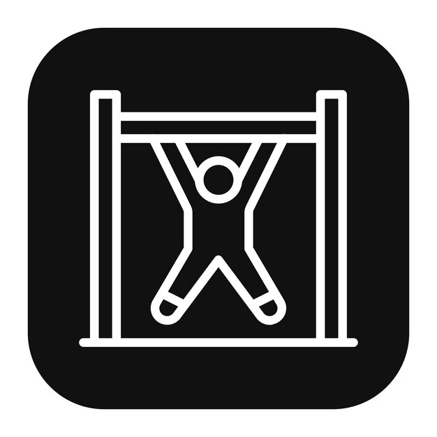 体操のベクトルイラスト