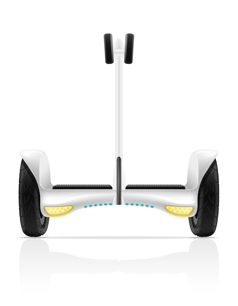 Vector gyroboard giroscuater on white