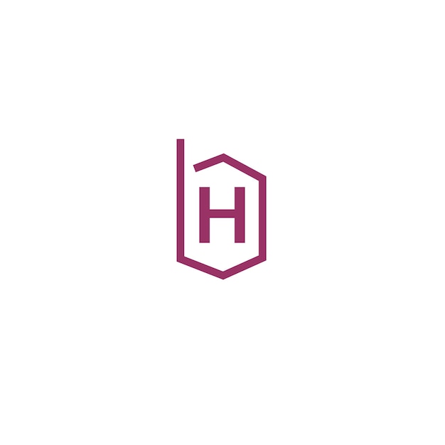 h letter logo design, can be used for any brand and company