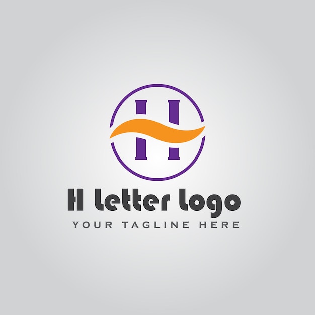 Дизайн логотипа буквы H