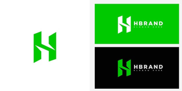 H Letter Logo Icon Brand Identity Sign H Letter Symbol Template (Vorm van het logo van het merk)