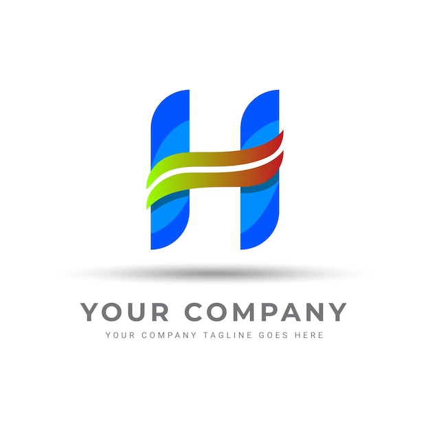 H LOGO FOR A BUSINESS OR COMPANY H LETTER ICON SIGN AND ABSTRACT