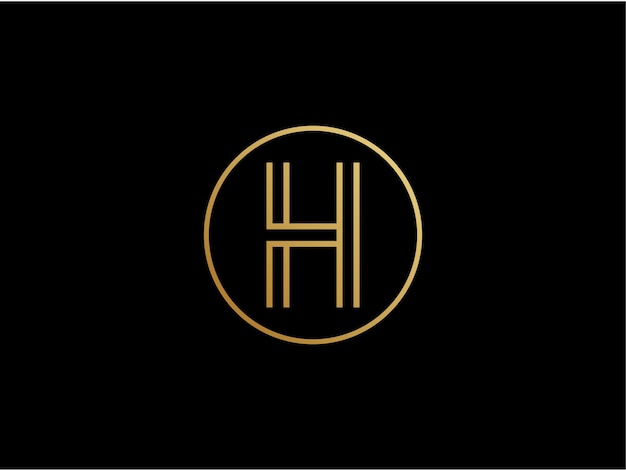 Vector h  logo  design