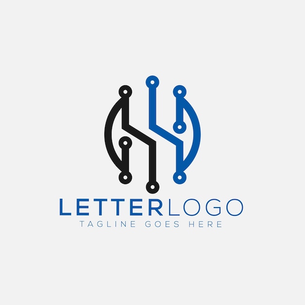 H Logo ontwerp sjabloon Vector grafische branding Element