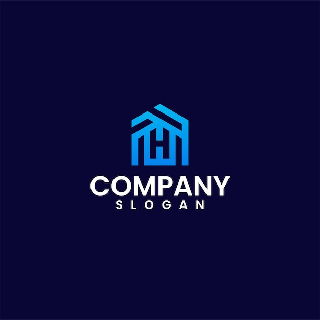 H Real Estate Logo Vector Bestand