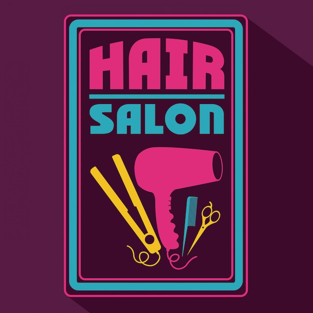 Haar saloon ontwerp