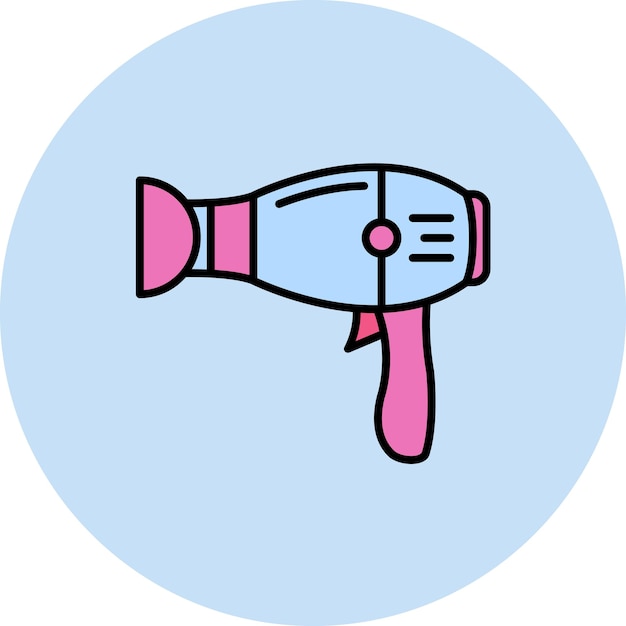 Haardroger icoon vector afbeelding Kan worden gebruikt voor hygiëne routine