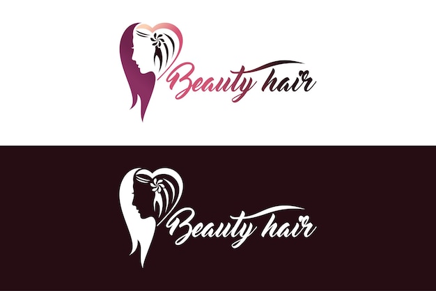 Haarverzorging salon logo ontwerp