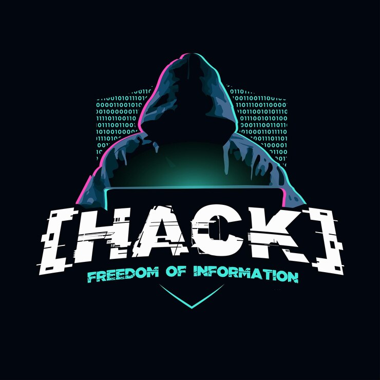 Hack logo design vector