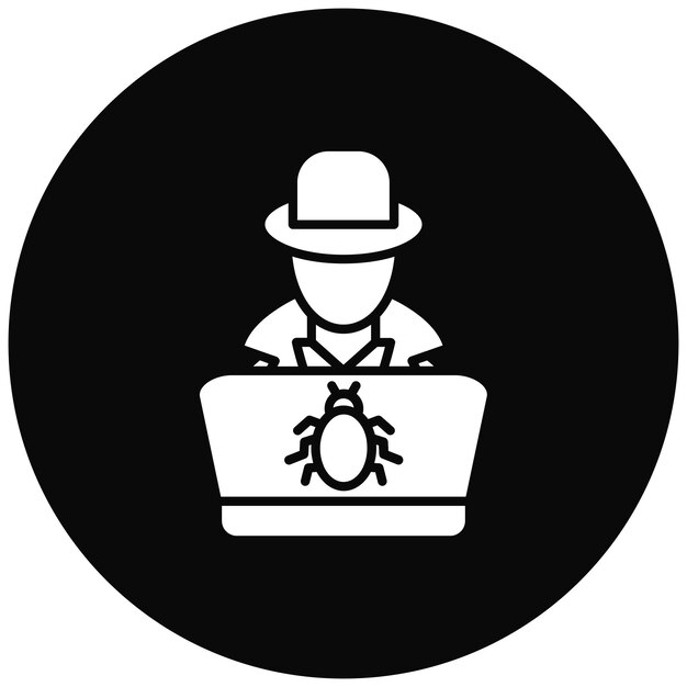 Hacker icon vector image Can be used for Cyber Security