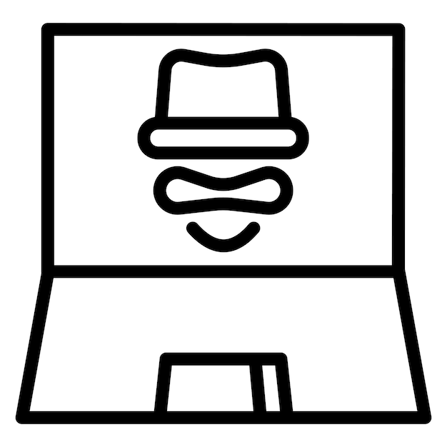 Hacker icon vector image Can be used for Information Security