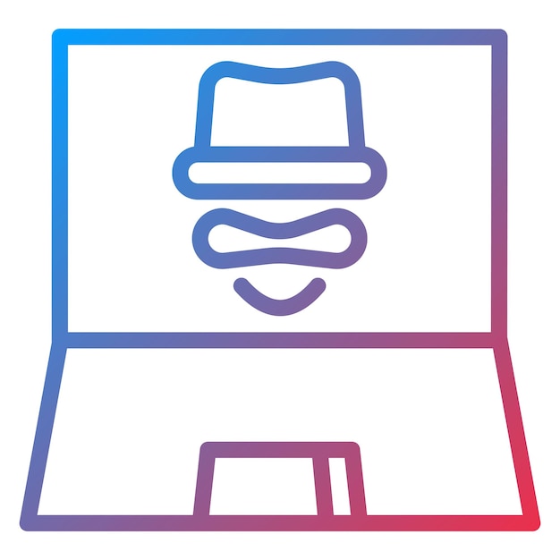 Hacker icon vector image Can be used for Information Security