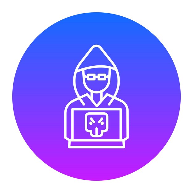 Hacker Vector Illustratie