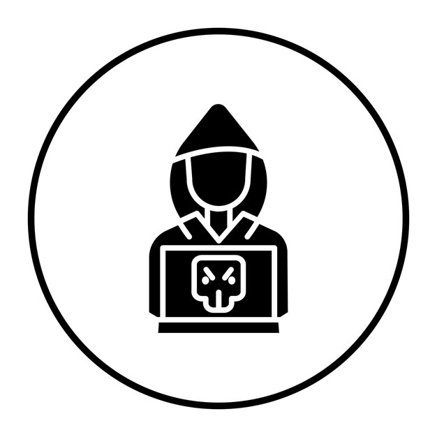 Hacker Vector Illustratie
