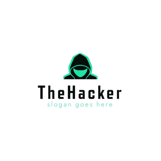 Vector hacker vector logo design