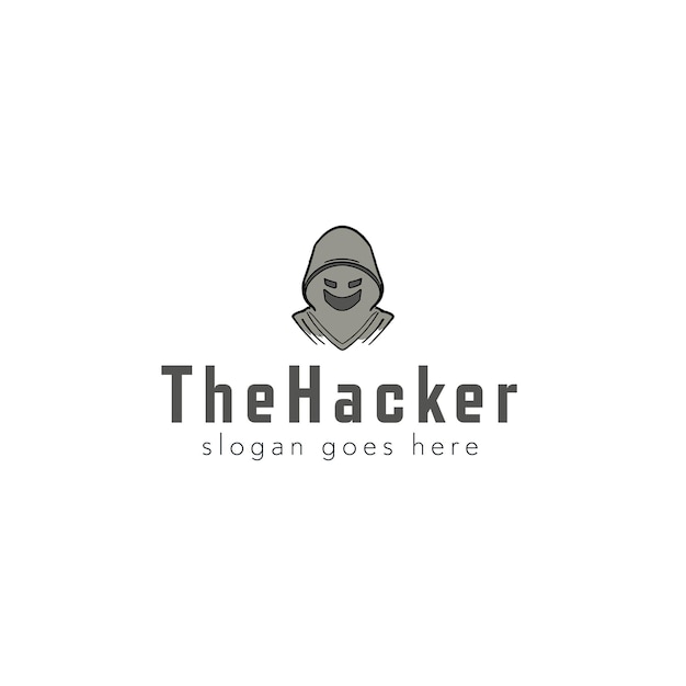 Vector hacker vector logo design