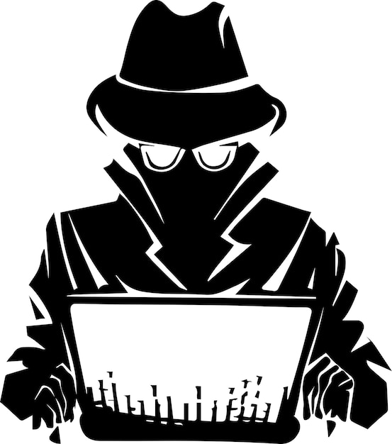 hacker vector tattoo design