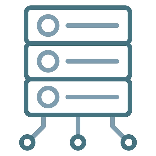 Hadoop-icon-vectorbeeld kan worden gebruikt voor datawetenschap