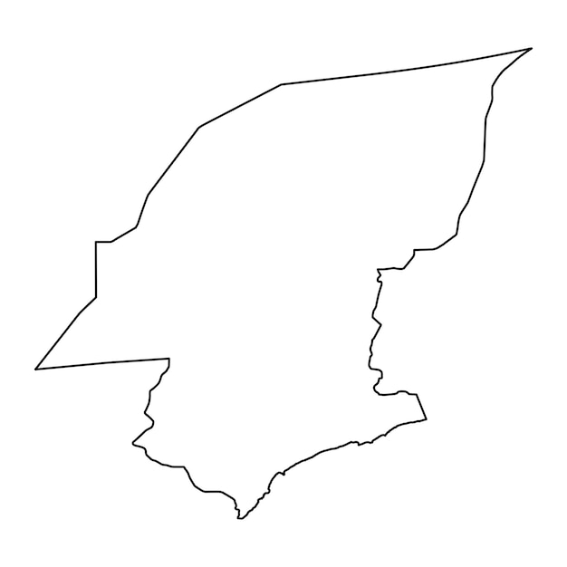 Hadramaut gouvernement administratieve afdeling van het land van Jemen Vector illustratie