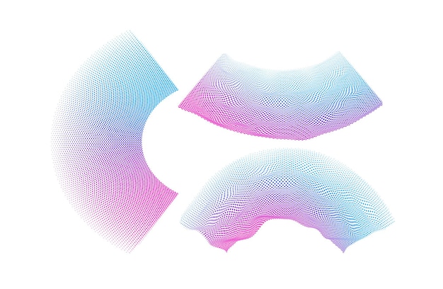 Hafltone dot gradient background