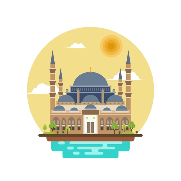 Vector hagia sophia-moskee