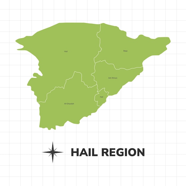 Иллюстрация карты региона хаил карта региона в саудовской аравии