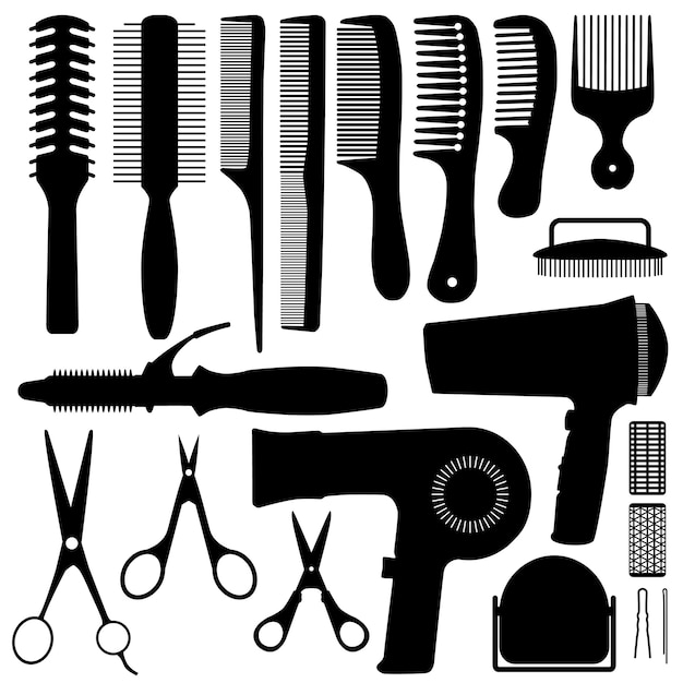 Accessori per capelli silhouette