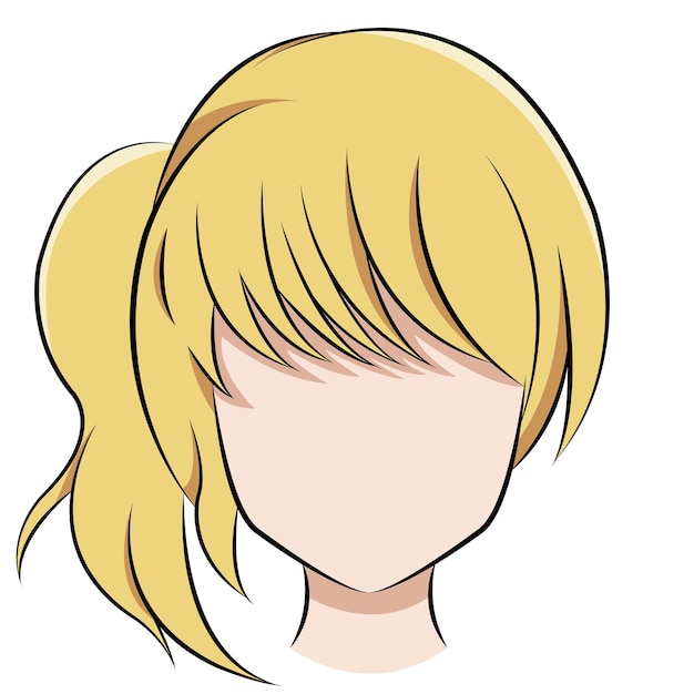 Anime Hair Png Images - Free Download on Freepik