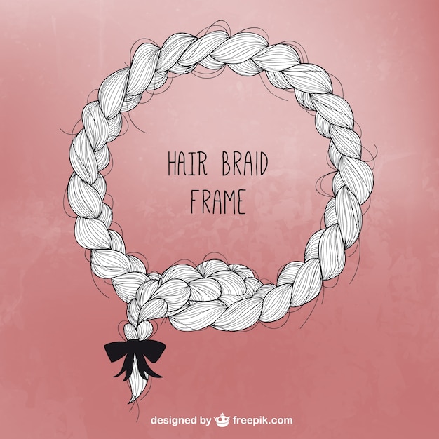 Hair braid frame