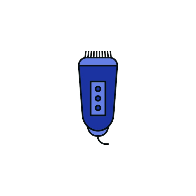 Vector hair clipper vector type icon